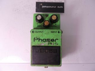 Vintage Boss Ph - 1r Phase Shifter Phaser Guitar Effects Pedal Mij Silver Screw
