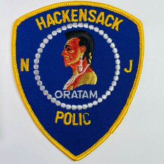 Hackensack Police Bergen County Jersey Nj Incomplete Patch (a8 - B)