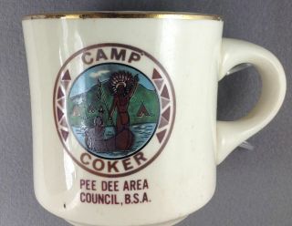 Boy Scout Coffee Mug Camp Coker Pee Dee Area Council,  Bsa [mug - 276]