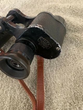 Vintage Carl Zeiss Jena Telex 6x24 Binoculars Nedinsco Systeem Sgravenhage