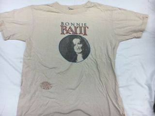 Vintage Bonnie Raitt No Nukes Shirt Concert Adult M 70s 80s
