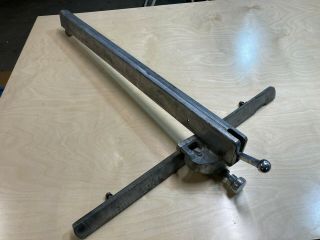 Vintage Craftsman Geared Table Saw Rip Fence For 27 " Deep Rail Has Small Damage
