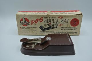 Official Boy Scout Signal Set - Boy Scouts Of America Sos Morse Code Toy
