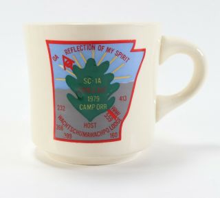 Vintage 1979 Camp Orr Sc - 1a Conclave Oa Www Boy Scouts Of America Coffee Mug Cup