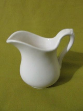 Vintage 4 " Royal Crownford Ironstone Pitcher,  Weatherby Falcon Ware,  Hanley,  Eng