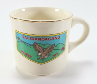 Vintage Talidandaganu Lodge 293 Www Oa Boy Scouts Of America Coffee Mug Cup