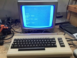 Vintage Commodore 64 Computer Power Supply Video Cable Missing Key