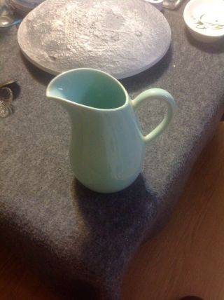 Vintage Mini Pitcher Blue - Green Ceramic