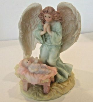 Seraphim Classics Francesca Loving Guardian Angel Watching Over Baby Figurine