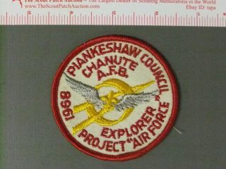 Boy Scout Air Explorer Piankeshaw Council Chanute Afb 9633jj