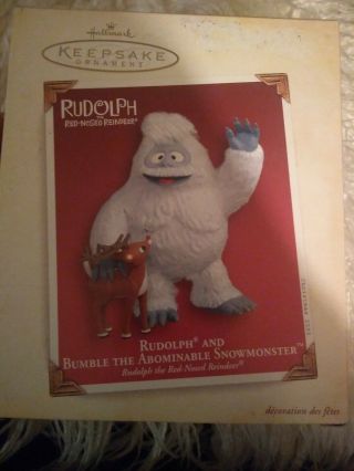 Hallmark Rudolph and Bumble the Abominable Snowmonster 2005 Ornament - 8436 2