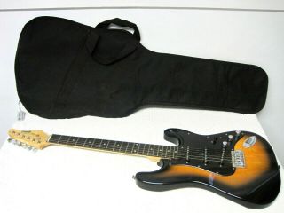 Vintage Kramer Focus 111s Sunburst Electric Guitar W/gig - Missing Cord