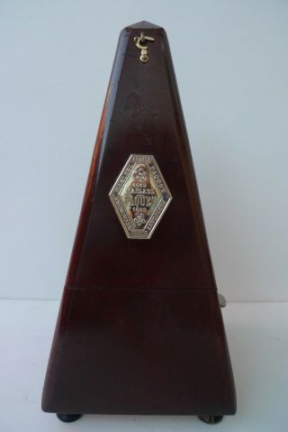 Antique Vintage Metronome Paquet De Maelzel Made In France
