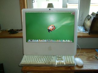 Vintage Imac G5 Isight A1144 17 " 2.  5gb Ram 500gbhd Camera Keyboard Mouse Great