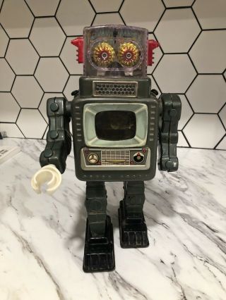 Vintage Alps Televison Tv Spaceman Robot - Or Restoration