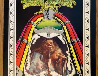 Vintage 1969 Janis Joplin Fillmore West Billy Graham Concert Poster No.  165 3