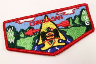 Vintage Chickasah Lodge 406 Oa Order Arrow Www Boy Scouts Of America Flap Patch