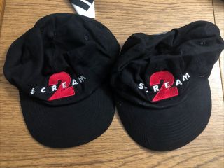 Scream 2 Rare Vintage Movie Promo Hats Set Of Two Never Worn