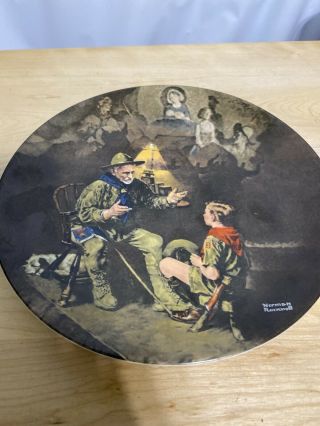 Norman Rockwell " The Old Scout " Heritage Collectors Plate Knowles