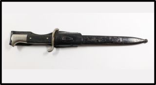 Vintage Wwii German Dress Knife Fireman Hk Mark H Kolping Solingen Bayonet K98