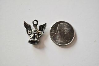 Vintage Bsa Boy Scouts Of America Charm Eagle Sterling