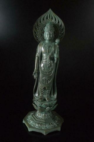 Z6776: Japan Copper Kannon - Shaped Ornaments Object Art Work,  Auto Buddhist Art