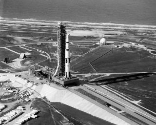 Apollo 11 Saturn V Rocket Launch Complex 8x10 Silver Halide Photo Print