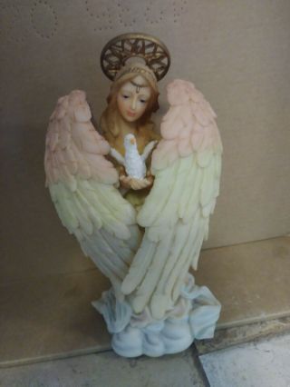Exclusive Christmas Around The World Angel Figurine Wfolding Wings