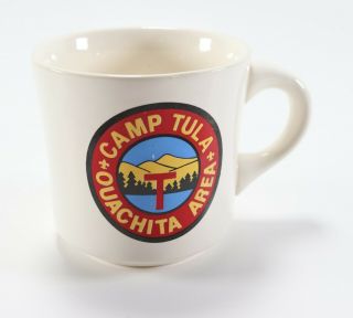 Vintage Camp Tula Ouachita Area Council Boy Scouts Of America Coffee Mug Cup