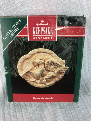 Hallmark Keepsake Heavenly Angels Christmas Ornament Holiday 1992