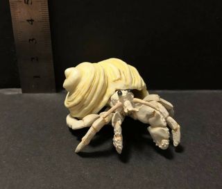 RARE Kaiyodo Epoch White Land Hermit Crab Figure Model A 2