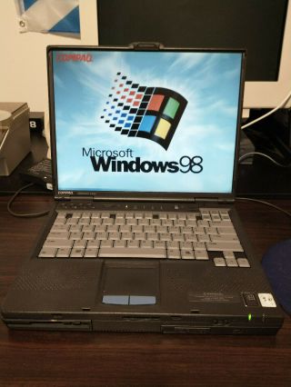 Vintage Compaq Armada E500 Windows 98 Gaming Laptop