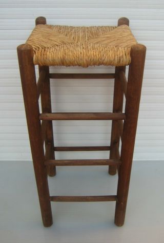 Ancien Tabouret Charlotte Perriand Vintage Annees 50