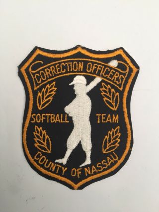 Nassau County Correctional Officers York Old Cheesecloth Shoulder Patch