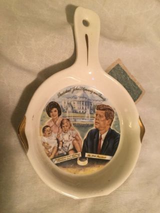 President John F.  Kennedy And Family Jackie Decor Collectible Spoon Rest