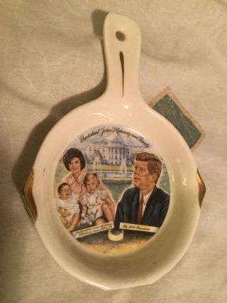PRESIDENT JOHN F.  KENNEDY and FAMILY JACKIE DECOR COLLECTIBLE Spoon Rest 2
