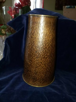 Vintage Arts And Crafts Hand Hammered Copper Vase