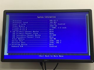 IBM Aptiva 2153 - E3N Vintage Desktop PC | AMD K6 - 2 300MHz | 192MB - No HDD 3