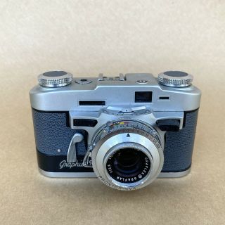 Graflex Graphic 35 Vintage 35mm Rangefinder Film Camera W/ Graflar 35mm F/2.  8