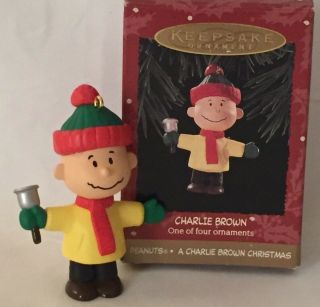 Hallmark Peanuts Charlie Brown Christmas Ornament W/box