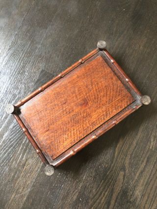 Vintage Chinese,  Possibly Japanese Hardwood Faux Bamboo Carved Stand