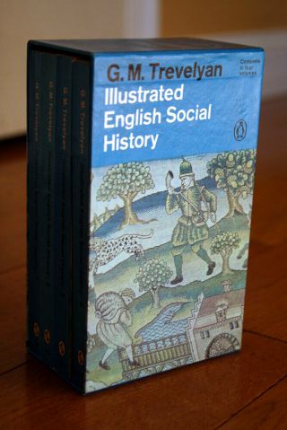 Illustrated English Social History by G.  M.  Trevelyan Boxed Set 4 Paperback Books 3