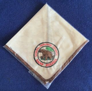 Vintage 1984 Boy Scout,  Camp Russell General Herkimer Council Neckerchief