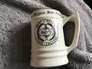 West Virginia State College Stein/mug W.  C.  Bunting