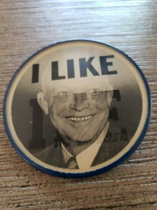 2 1/2 " I Like Ike Dwight Eisenhower Flasher Presidential Political Campaign Pin