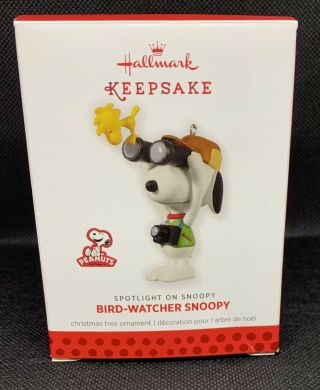 Hallmark Keepsake Ornament 2013 Bird - Watcher Snoopy Spotlight 16th In Series