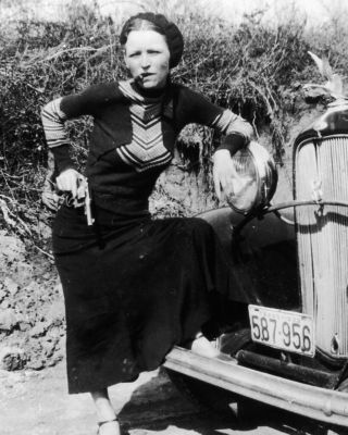 11x14 Photo: Bonnie Parker,  Infamous Gangster Outlaw Of " Bonnie And Clyde "