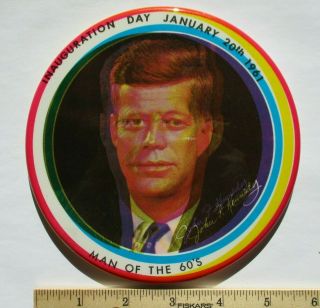 Jan 20th 1961 President John F Kennedy Inauguration Day Button Vintage Pinback