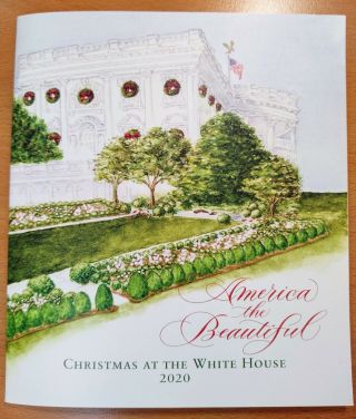 2020 President Donald Trump White House Christmas " America The " Bookle