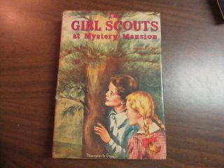 Girl Scouts At Mystery Mansion,  Mildred A.  Wirt With Dust Jacket Bb
